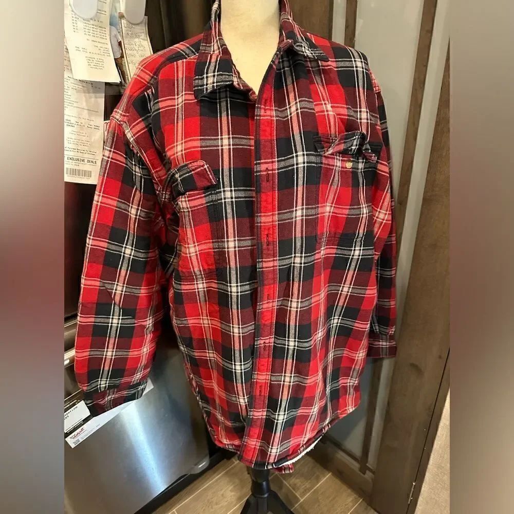 Redhead fur lined shirt/ jacket